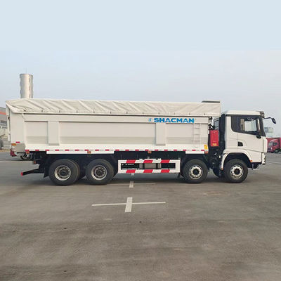 Shacman X3000 8X4 U Shape Dump Truck αυτόματο αριστερό κανονικό κάθισμα