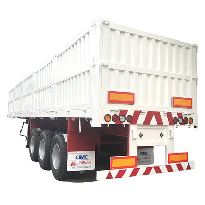 13T/14T/16T/20T BPW/FUWA 3 άξονες επίπεδα ημιπροκατασκευαστικά με πλευρικό τοίχο