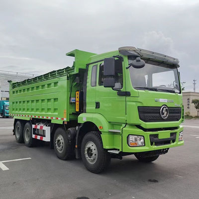 12 Προχωρητική μετατόπιση Shacman 8X4 επίπεδη καμπίνα σχήμα U H3000 F3000 φορτηγό απορριμμάτων για το ορυχείο