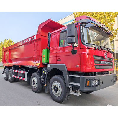 12 Αριθμός μεταφοράς προς τα εμπρός Shacman 8X4 F3000 Τροχόφορα για βαριά μηχανή επίπεδα καμπίνα